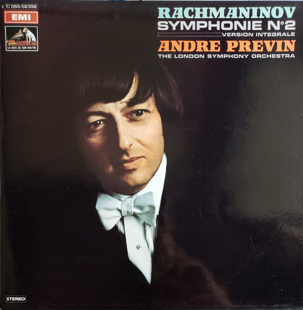 Sergei Vasilyevich Rachmaninoff, André Previn, London Symphony Orchestra : Sinfonie N°2  Version Integrale  (LP)