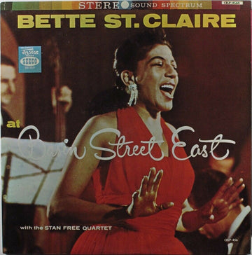 Betty St. Claire  With The Stan Free Quartet : At Basin Street East (LP, Album, RE)