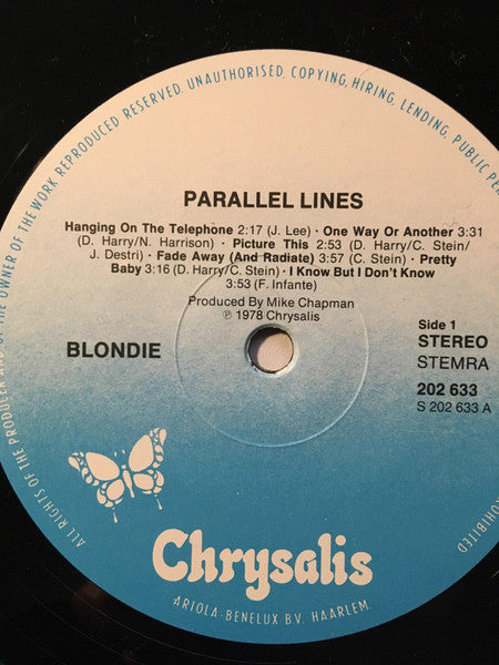 Blondie : Parallel Lines (LP, Album)