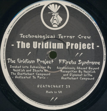 Technological Terror Crew : The Uridium Project (12")