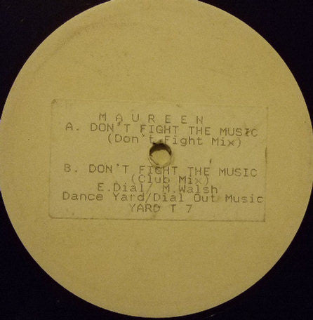 Maureen Walsh : Don't Fight The Music (12", Promo, W/Lbl, Sti)