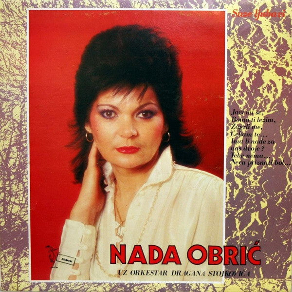 Nada Obrić : Suze Ljubavi (LP, Album)