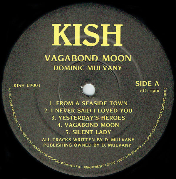 Dominic Mulvany : Vagabond Moon (LP, Album)