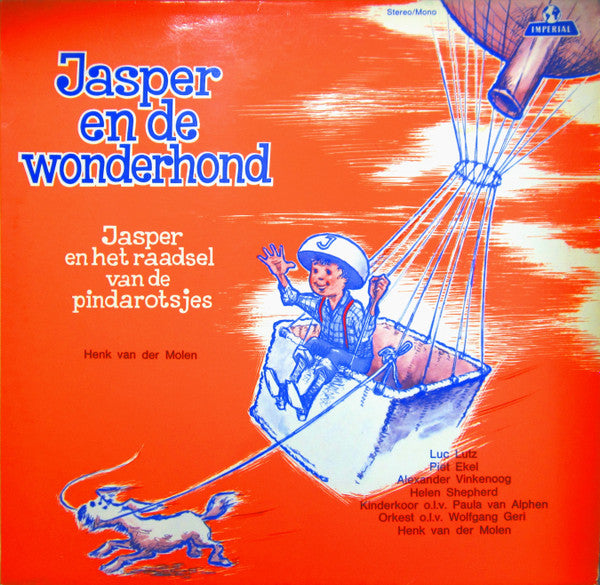 Henk van der Molen : Jasper En De Wonderhond (LP, Album, Mono)