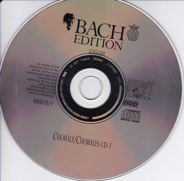 Johann Sebastian Bach : Choräle = Chorales (4xCD + Box)