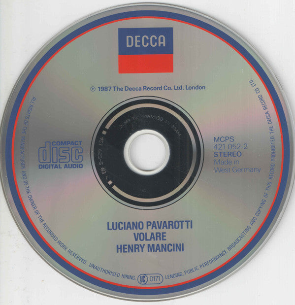 Luciano Pavarotti : Volare (CD, Album, RE, PMD)