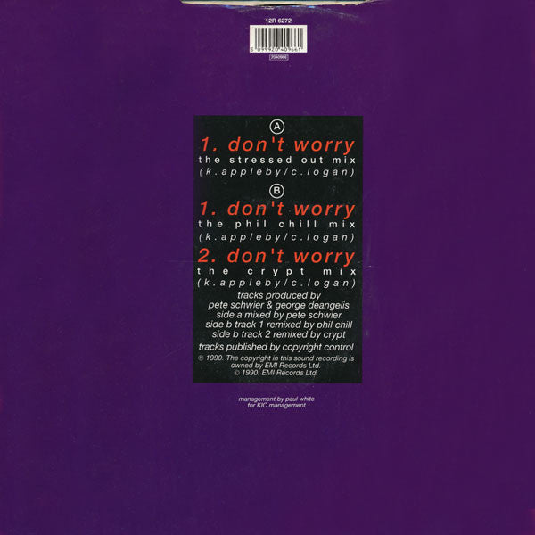 Kim Appleby : Don't Worry (12")