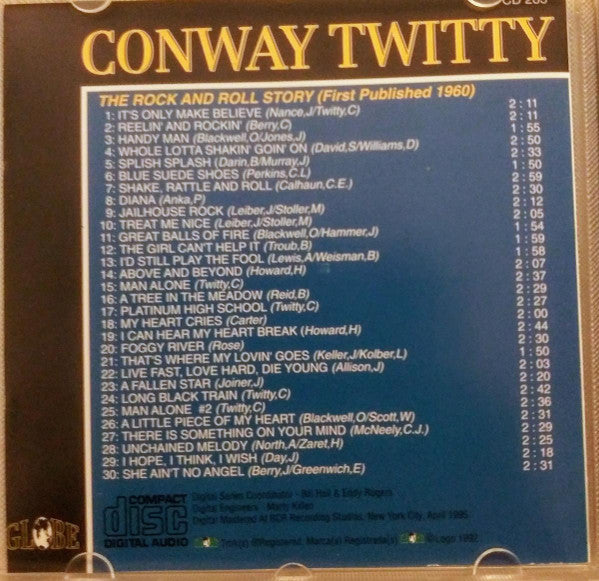 Conway Twitty : The Rock & Roll Story (CD, Comp, Mono, AAD)