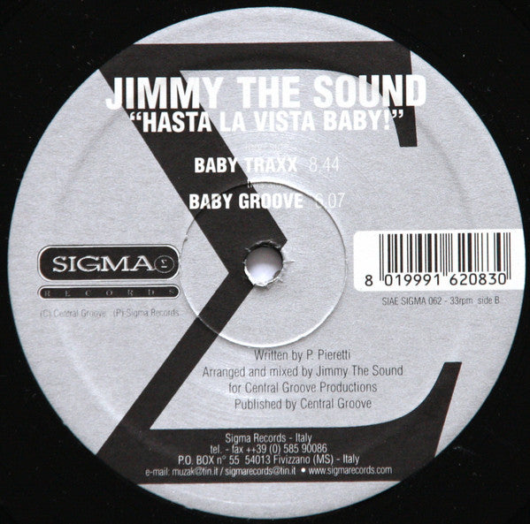 Jimmy The Sound : Hasta La Vista Baby! (12")