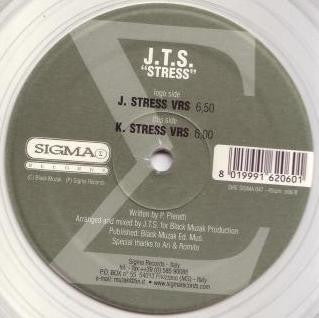 Jimmy The Sound : Stress (12", Tra)