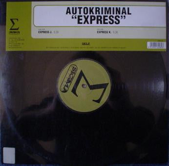 Autokriminal : Express (12")