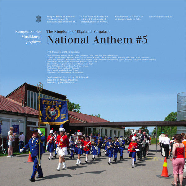 Kampen Skoles Musikkorps ~ The Kingdoms Of Elgaland-Vargaland : The Kingdoms Of Elgaland-Vargaland National Anthem #5 ~ The KREV Underwater National Anthem (7", Single, Ltd)