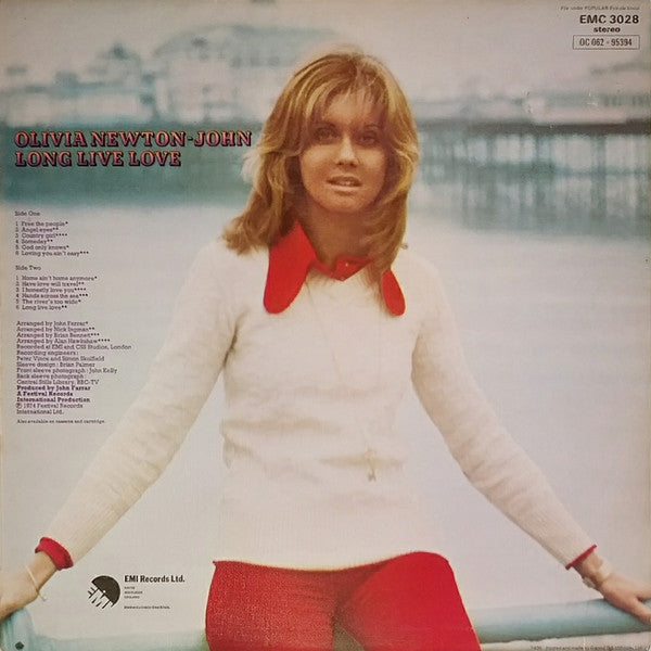 Olivia Newton-John : Long Live Love (LP, Album)
