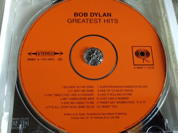 Bob Dylan : Greatest Hits (CD, Comp, RE, RM, SBM)