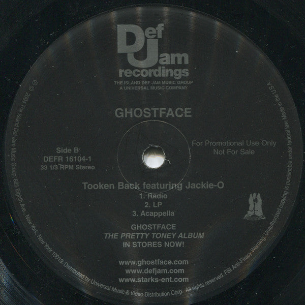 Ghostface Killah : Save Me Dear (12", Promo)