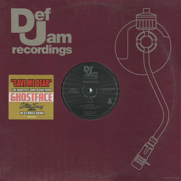 Ghostface Killah : Save Me Dear (12", Promo)