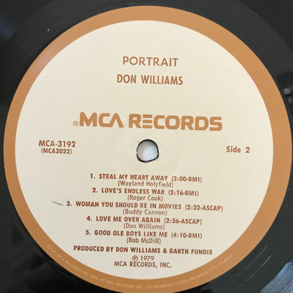 Don Williams (2) : Portrait (LP, Album, Pin)