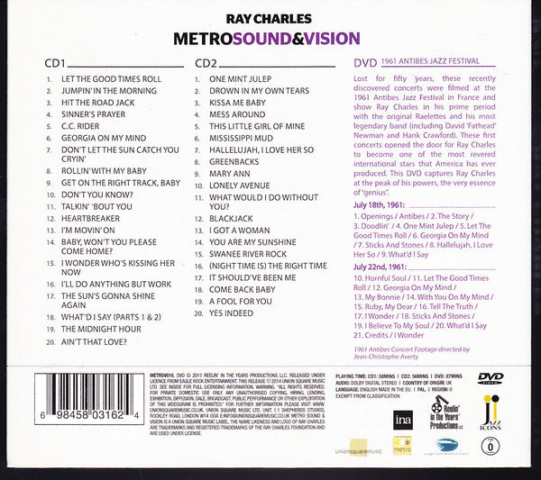 Ray Charles : The Essential Collection (2xCD, Comp + DVD-V, PAL)