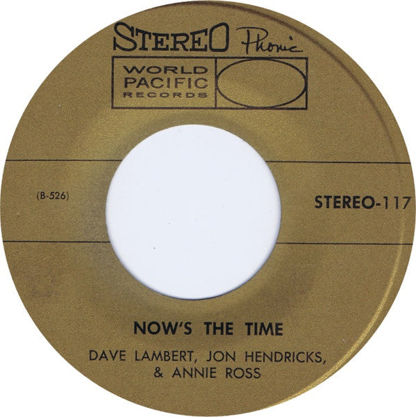 Dave Lambert, Jon Hendricks, & Annie Ross* : Love Makes The World Go 'Round (7", Single)