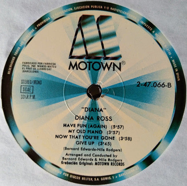 Diana Ross : Diana (LP, Album, RE)
