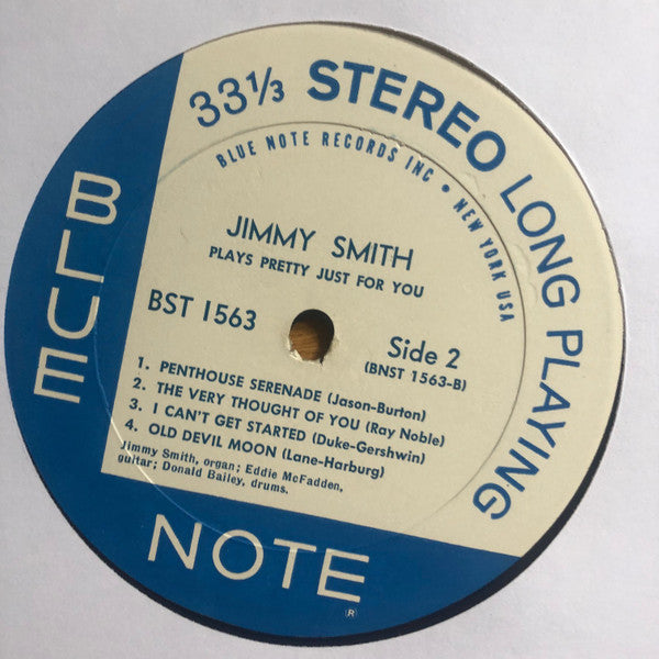 Jimmy Smith : Plays Pretty Just For You (LP, Album, RE, Lib)