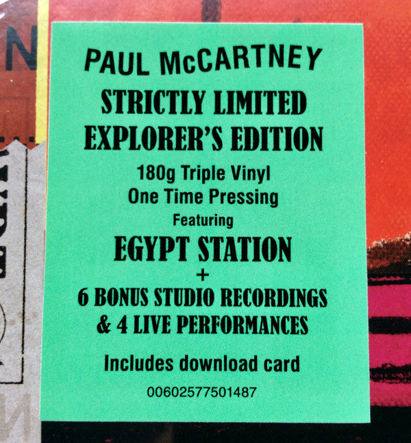 Paul McCartney : Egypt Station (Explorer’s Edition) (3xLP, Album, Ltd)