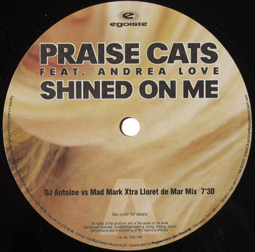 Praise Cats Feat. Andrea Love : Shined On Me (Part 2 Of 2) (12", Maxi)