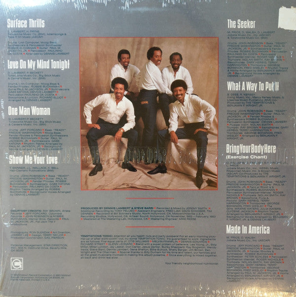 The Temptations : Surface Thrills (LP, Album)