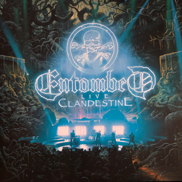 Entombed : Clandestine Live (2xLP, Album, Dlx, Ltd, RE, Gol)