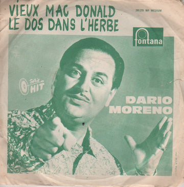 Dario Moreno : Vieux Mac Donald / Le Dos Dans L'Herbe (7", Single)