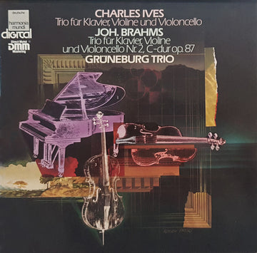 Charles Ives, Johannes Brahms, Grüneburg Trio : Trio Für Klavier, Violine Und Violoncello Nr. 2, C-dur Op. 87 (LP)