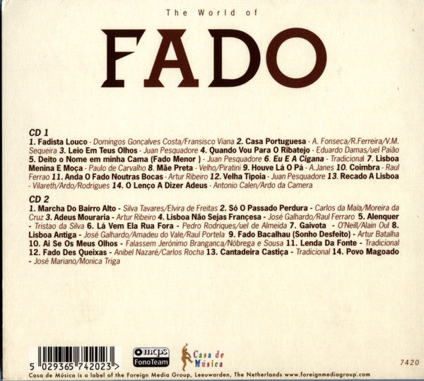 Various : The World Of Fado  (2xCD, Comp)