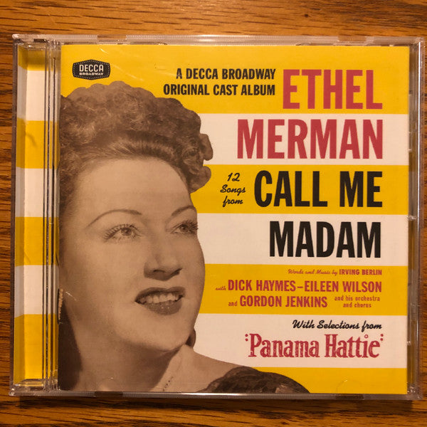 Ethel Merman, Irving Berlin : 12 Songs From Call Me Madam (With Selections From Panama Hattie) (CD, Album, RP)