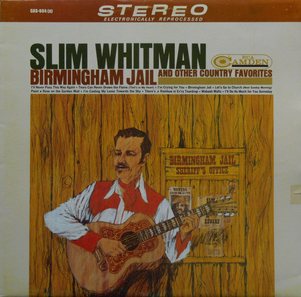 Slim Whitman : Birmingham Jail And Other Country Favourites (LP, Comp)