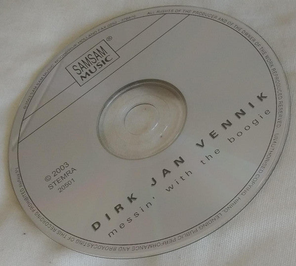 Dirk Jan Vennik : Messin' With The Boogie (CD, Album, RE)
