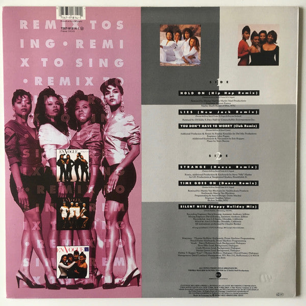 En Vogue : Remix To Sing (12", Comp)