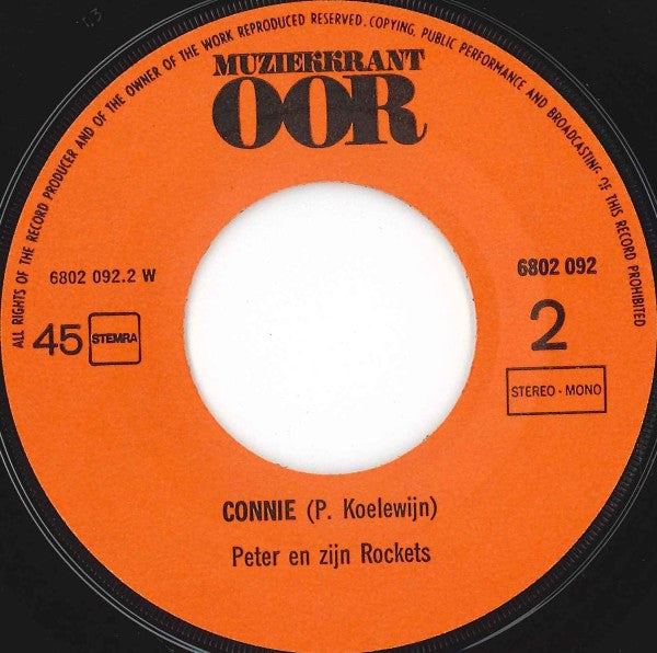 Peter Koelewijn & Zijn Rockets : Hela! / Connie (7", Single)