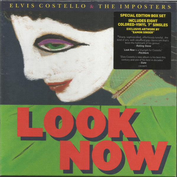 Elvis Costello & The Imposters : Look Now (8x7", Single + Box, S/Edition)