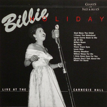 Billie Holiday : Live At The Carnegie Hall (CD, Album, Unofficial)