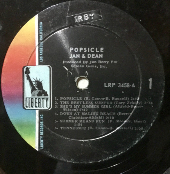 Jan & Dean : Popsicle (LP, Album, Mono)