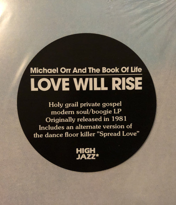Michael Orr And The Book Of Life : Love Will Rise (LP, Album, Ltd, RE, RM)