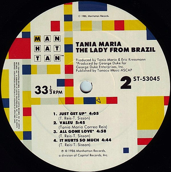 Tania Maria : The Lady From Brazil (LP, Album)