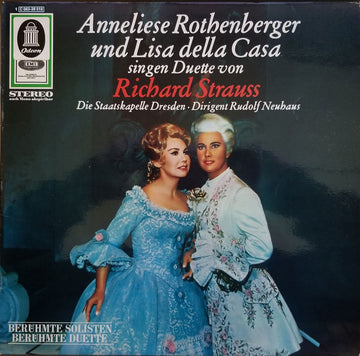 Richard Strauss, Lisa Della Casa, Anneliese Rothenberger, Staatskapelle Dresden, Rudolf Neuhaus : Anneliese Rothenberger Und Lisa Della Casa Singen Duette Von Richard Strauss (LP)