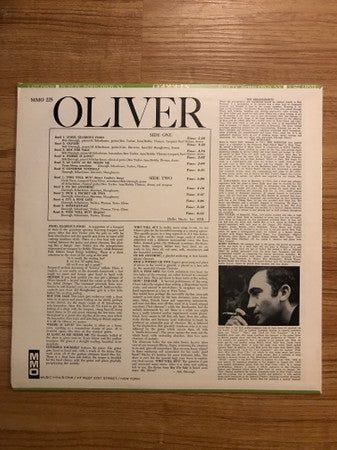 Bob Dorough Quartet Featuring Al Schackman : An Excursion Through Oliver! (LP, Album, Mono)