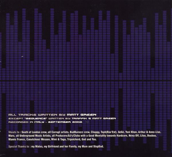 Matt Green : Crude Audio (CD, Album)