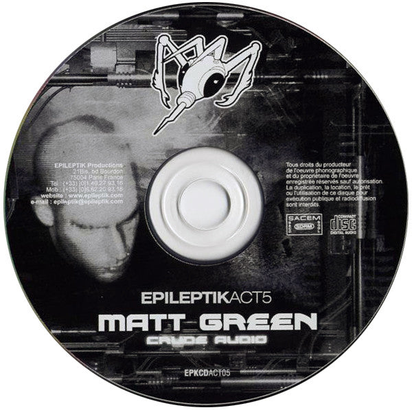 Matt Green : Crude Audio (CD, Album)