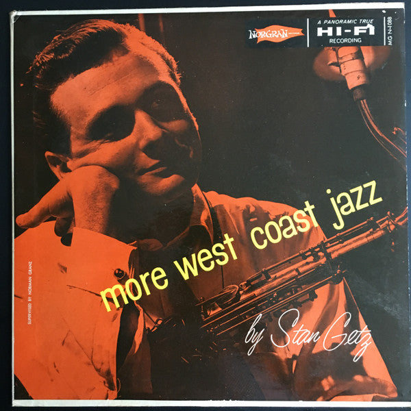 Stan Getz : More West Coast Jazz (LP, Comp, Mono, Yel)