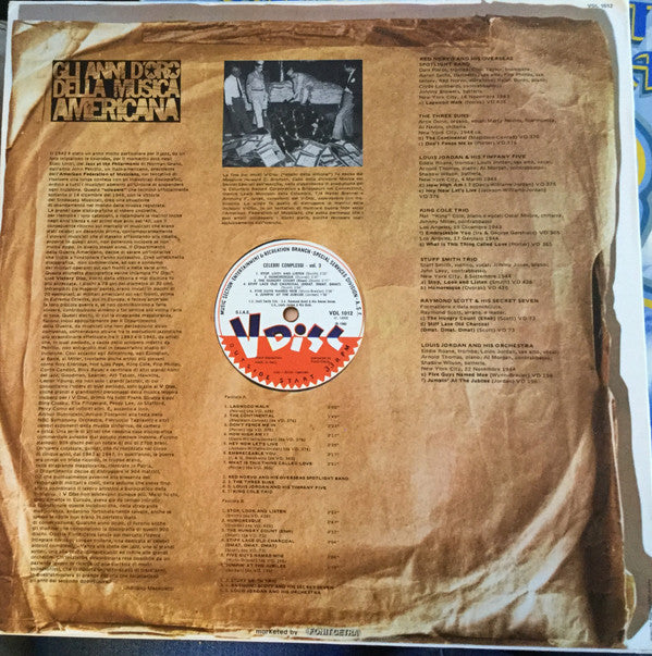 Red Norvo / Stuff Smith Trio / Louis Jordan / King Cole Trio* : Celebri Complessi Vol. 3 (LP, Comp)