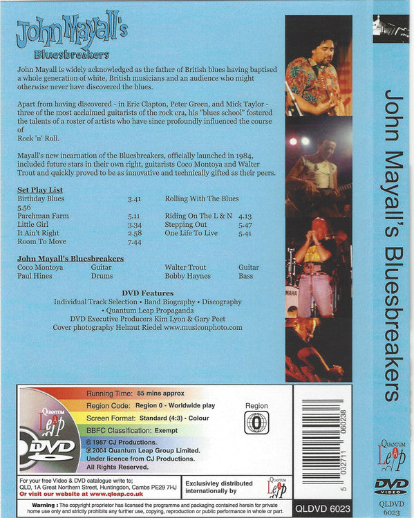 John Mayall & The Bluesbreakers With Coco Montoya & Walter Trout : Live At Iowa State University (DVD-V)