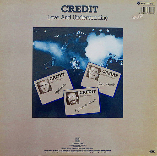 Credit (4) : Love And Understanding (12", Maxi)